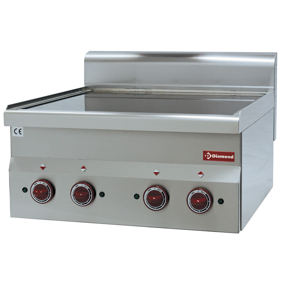 Diamond Kochserie PRO 600 Elektroherd 4 Cerankochflächen -Top-