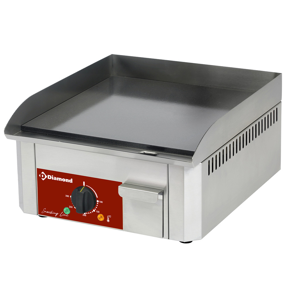 Diamond Grillplatten Elektro Tischgrill, emaillierte Oberfläche