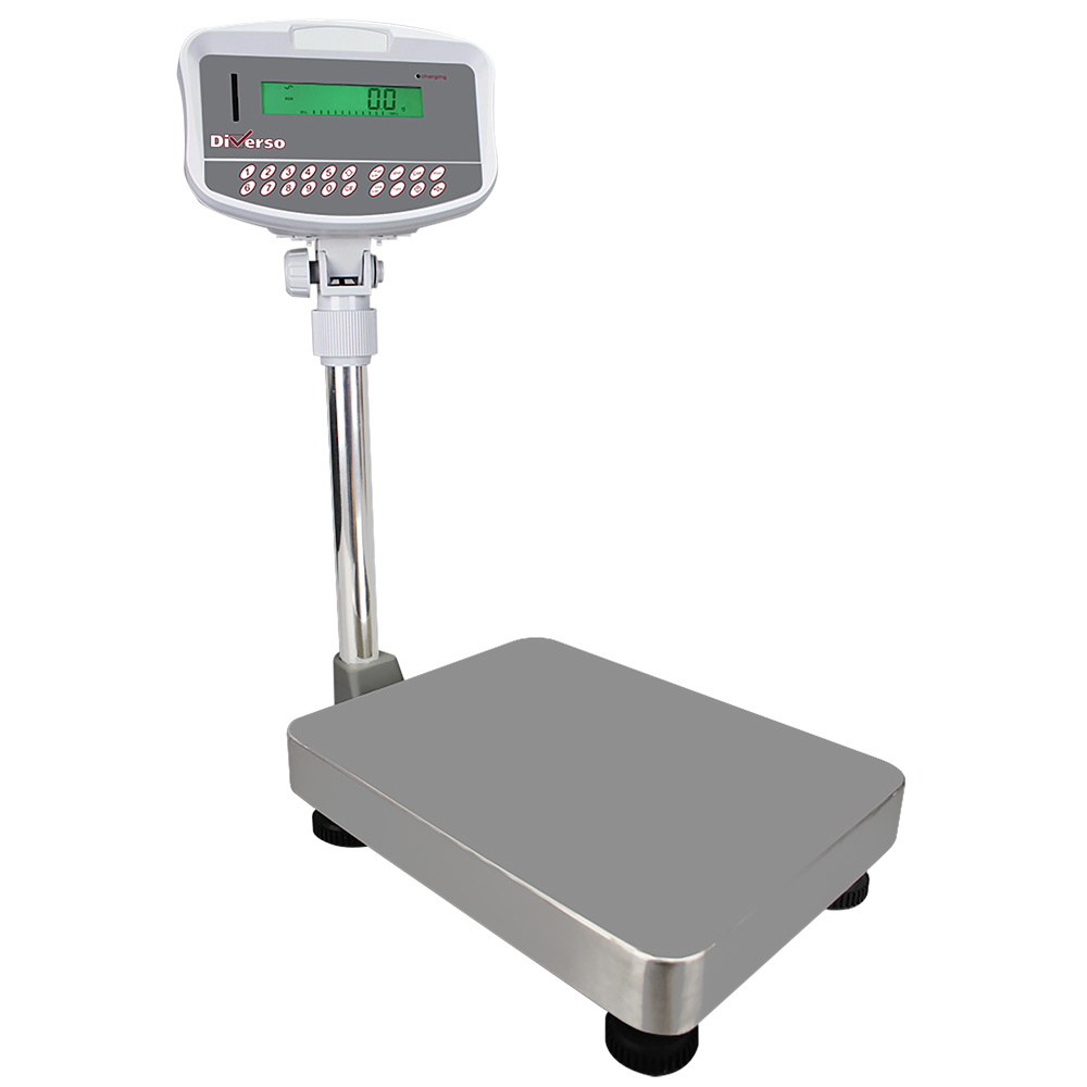 Diverso Kuechenwaage Elektronische Edelstahlwaage mit Säule, 32Kg x 1g