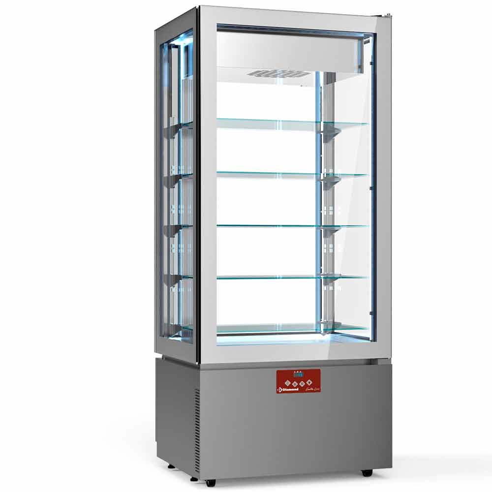 Diamond 490 Lt Volle Vitrine, 5 Ebenen, belüftet