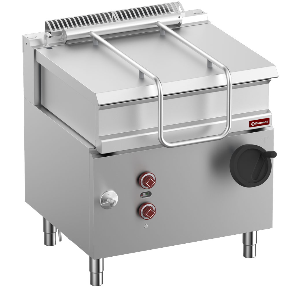 Diamond Kochserie OPTIMA 700 Elektrische Kippbratpfanne, Edelstahlbecken, 60 Liter