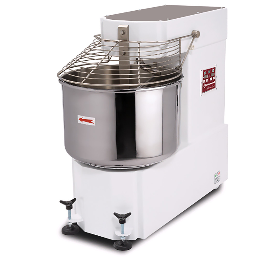 Diamond Spiralteigknetmaschine Spiralmischer 85 Liter, 2 Geschwindigkeiten,- Automatisch, digital, 2 Rädern und 2 Zylinder