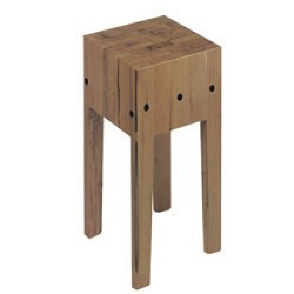 Diamond Hackblock & Hackbrett Hackblock aus Holz auf Füßen, 500x500 mm