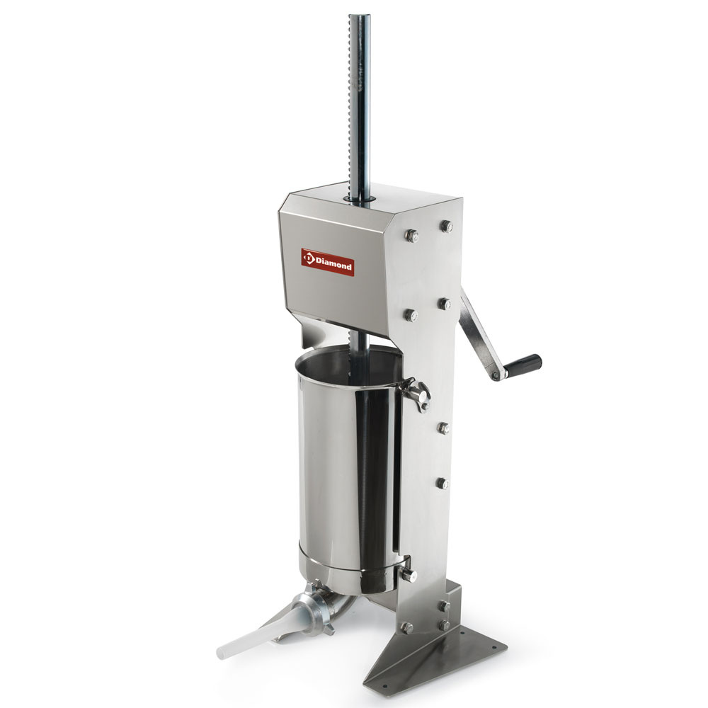 Diamond Wurstfueller Edelstahl vertikal manuel Wurstfüller, 12 Liter