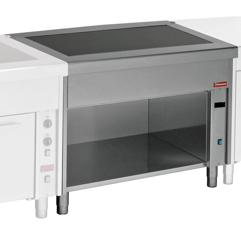 Diamond Modulare Self-service 800 Element Glaskeramik auf Unterbau 3x GN 1/1