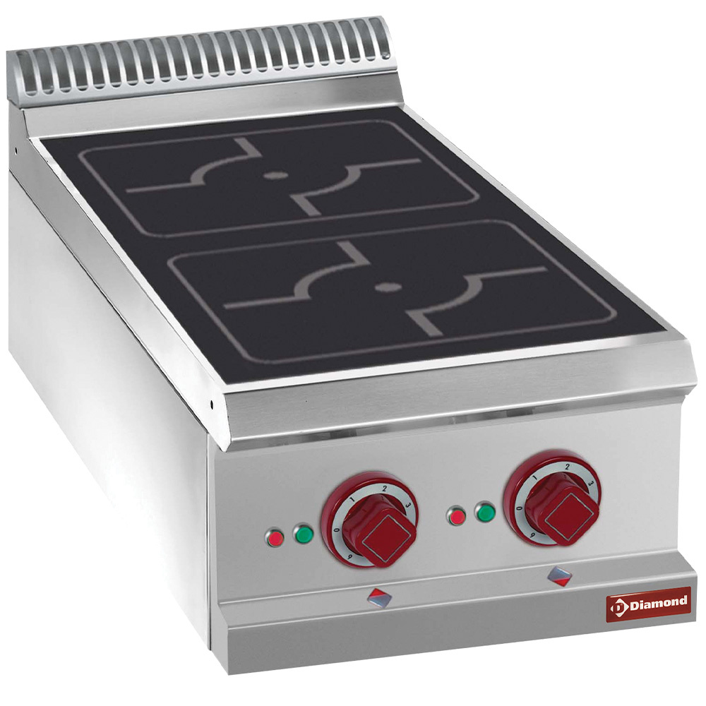 Diamond ELECTRIC - INDUCTION Elektroherd, 2 Induktionkochfelder, -OBERPLATTE-