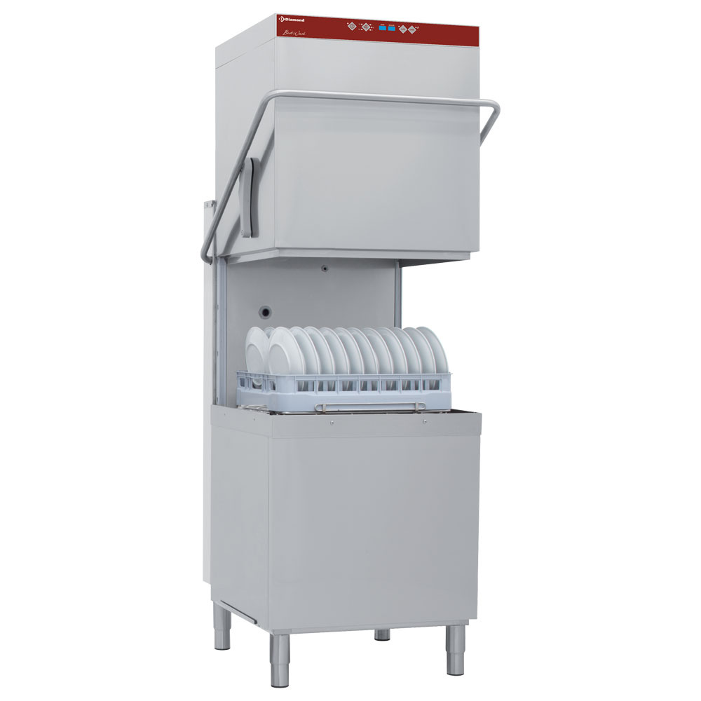 Diamond CROSSOVER / SOFTENER Durchschubspülmaschine, Korb 600x500 mm "Full Hygiene"