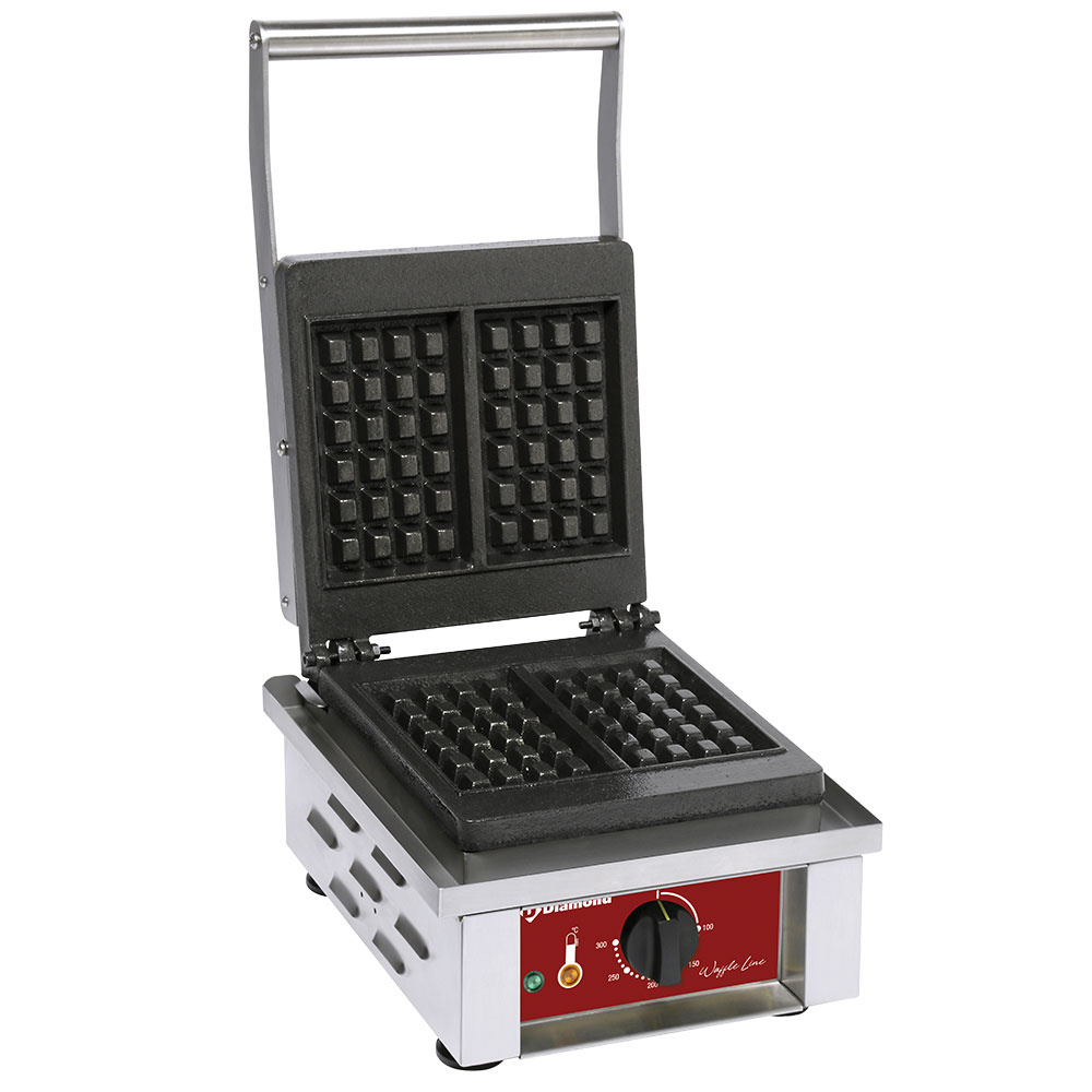 Diamond Waffelmaschinen Elektr. Waffeleisen 2 STK. "Modell Liege 4x6"