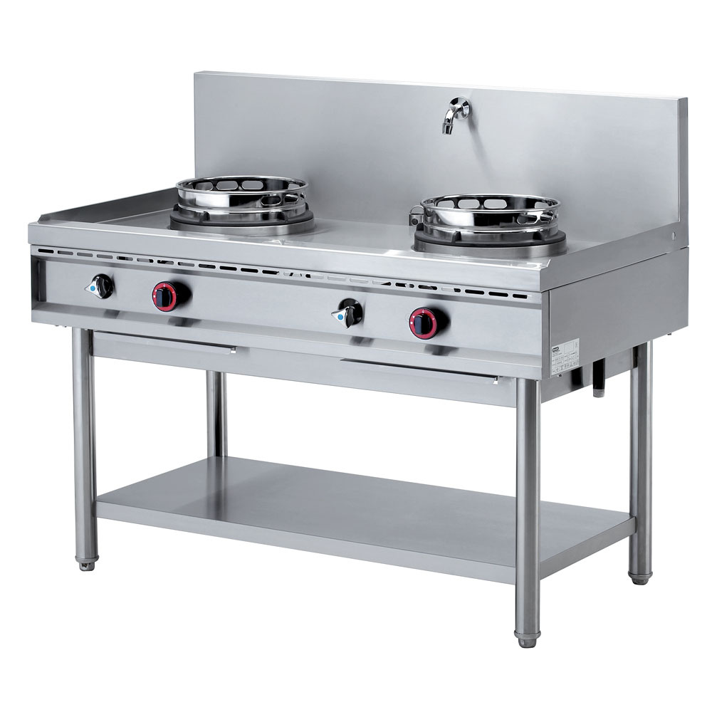 Diamond Chinaherde Gas Wok Herd, 2 Brenner (2x 13 kW)