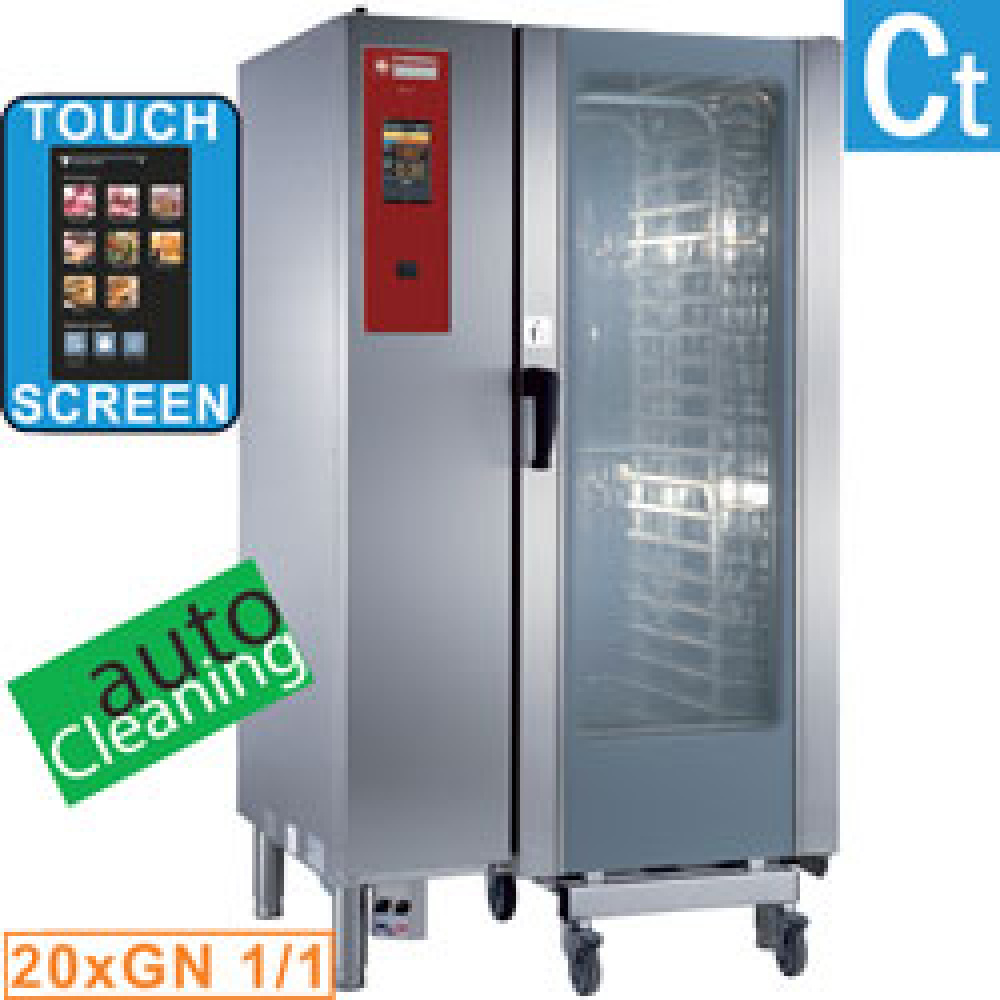Diamond ELECTRIC Elektro Kombidämpfer  "TOUCH" mit Boiler & Konvektion 20xGN1/1+ Reinigung