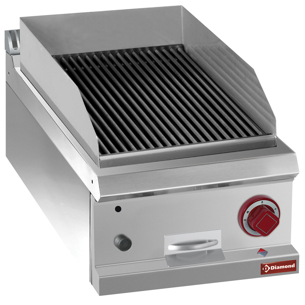Diamond GAS Lavasteingrill, Modul 1/2, Rost aus Eisen "doppelseitig"  -OBERPLATTE-