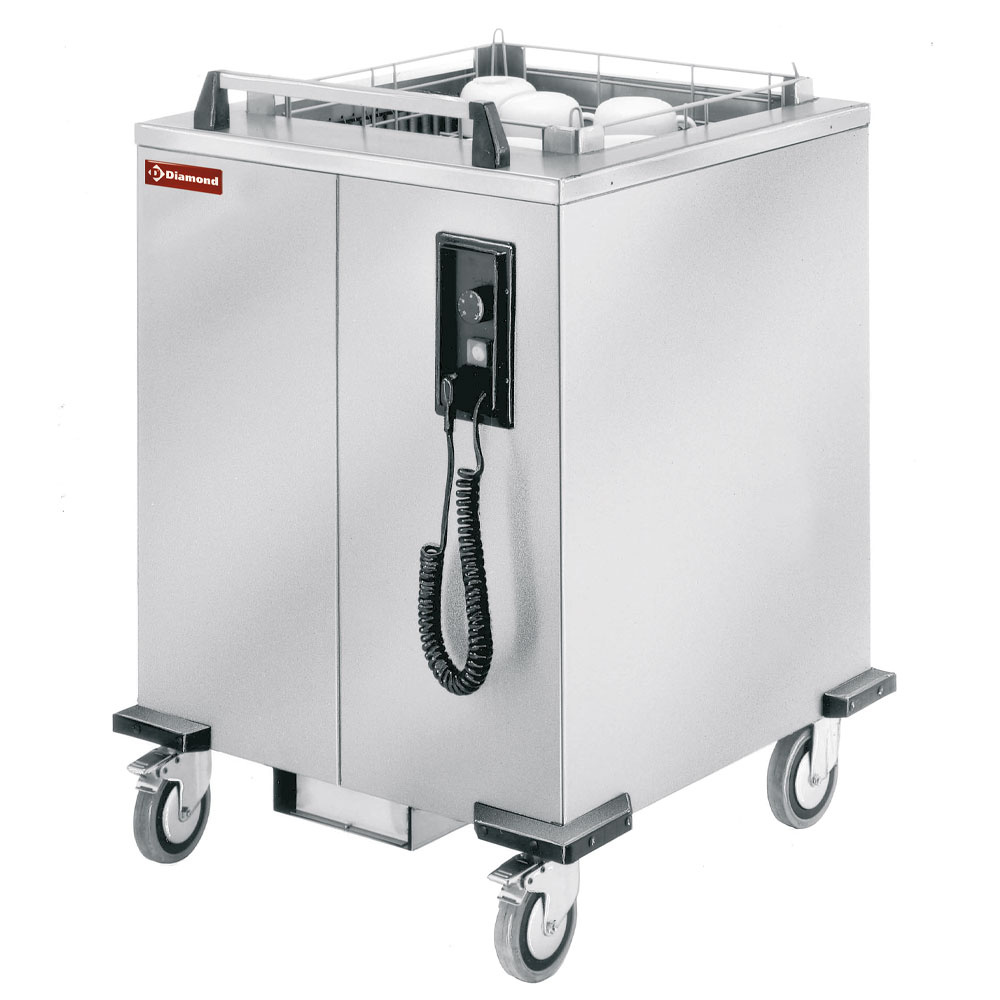 Diamond Spenderwagen Beheizter Wagen mit Federn für Körbe 500x500 mm