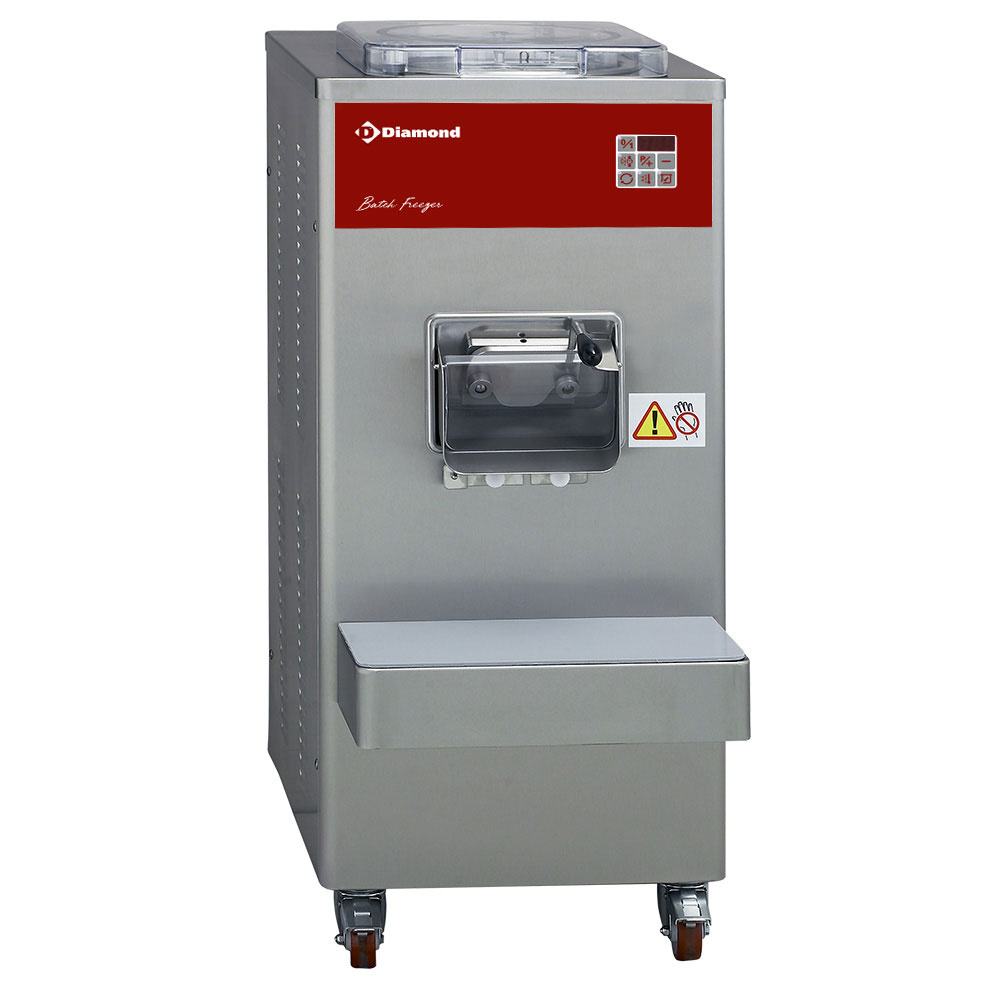 Diamond Eiscreme-Turbinen Eiscrememaschine, auto., vert. Turbine, 80 L/Std., Wasserkondensator