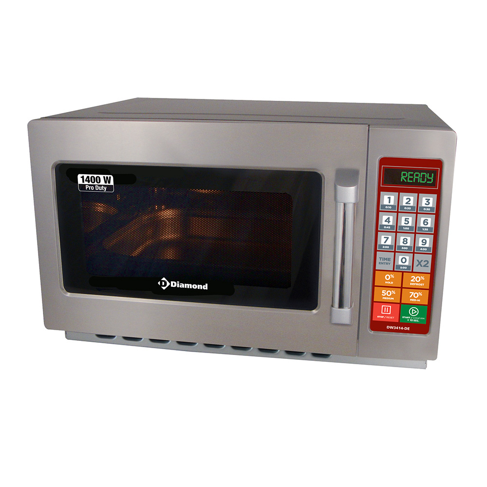 Diamond Mikrowellen Mikrowellenofen aus inox, (GN 2/3), 1400 W. (34 Lt), digital