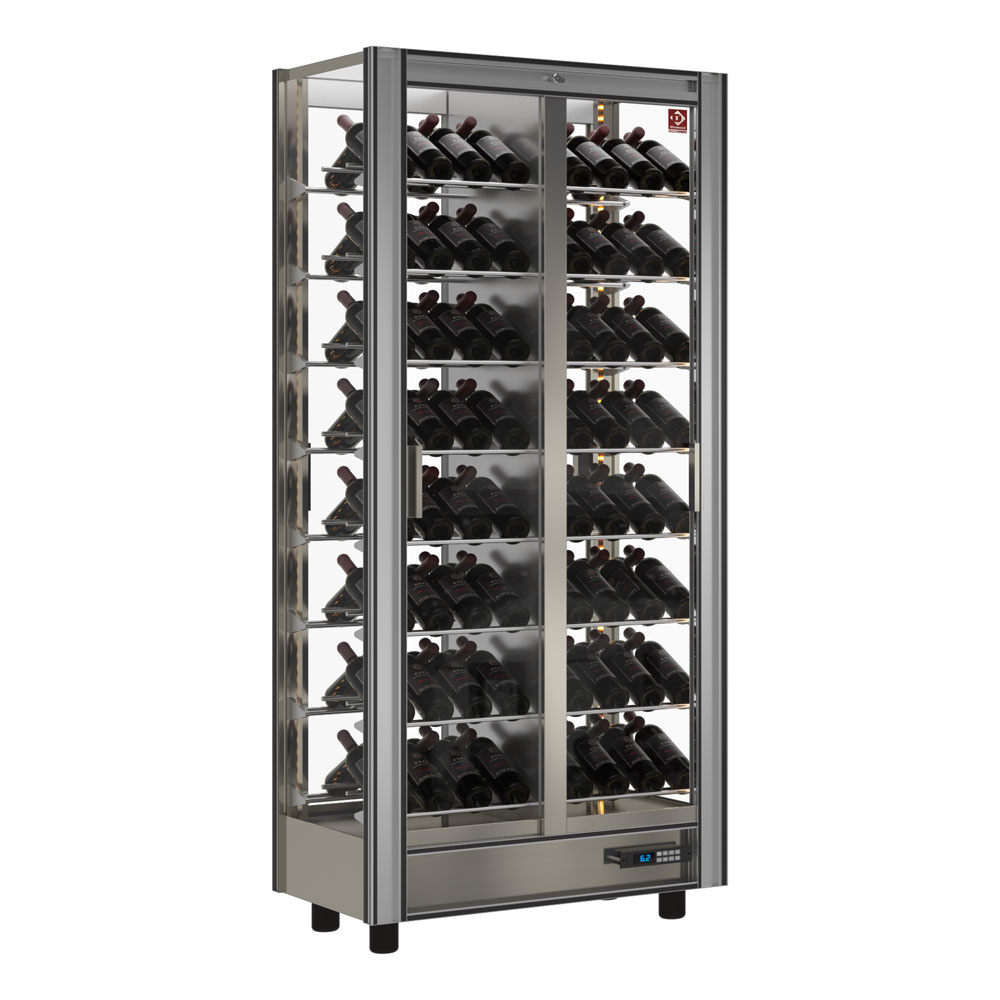 Diamond WINE / MULTI T° Weinkühlvitrine Lt. 530 - durchgehend - anpassbar