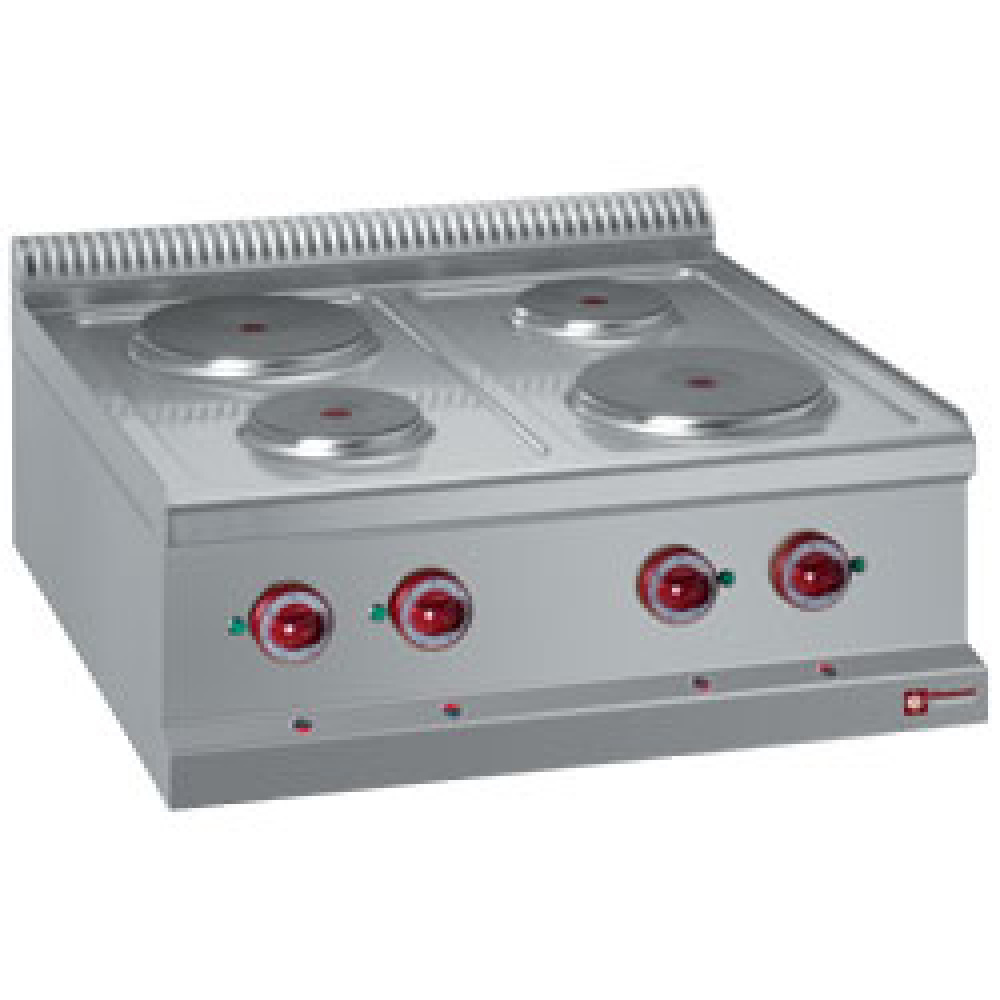 Diamond Kochserie OPTIMA 700 Elektroherd 4 runde Platten -Top-