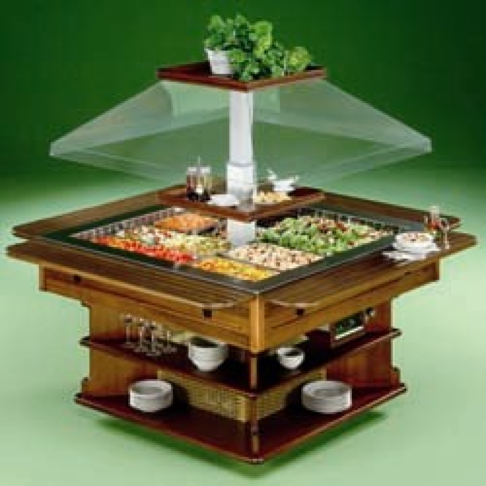 Diamond Inseln Kühl Buffetinsel Kapazität 4 GN 1/1