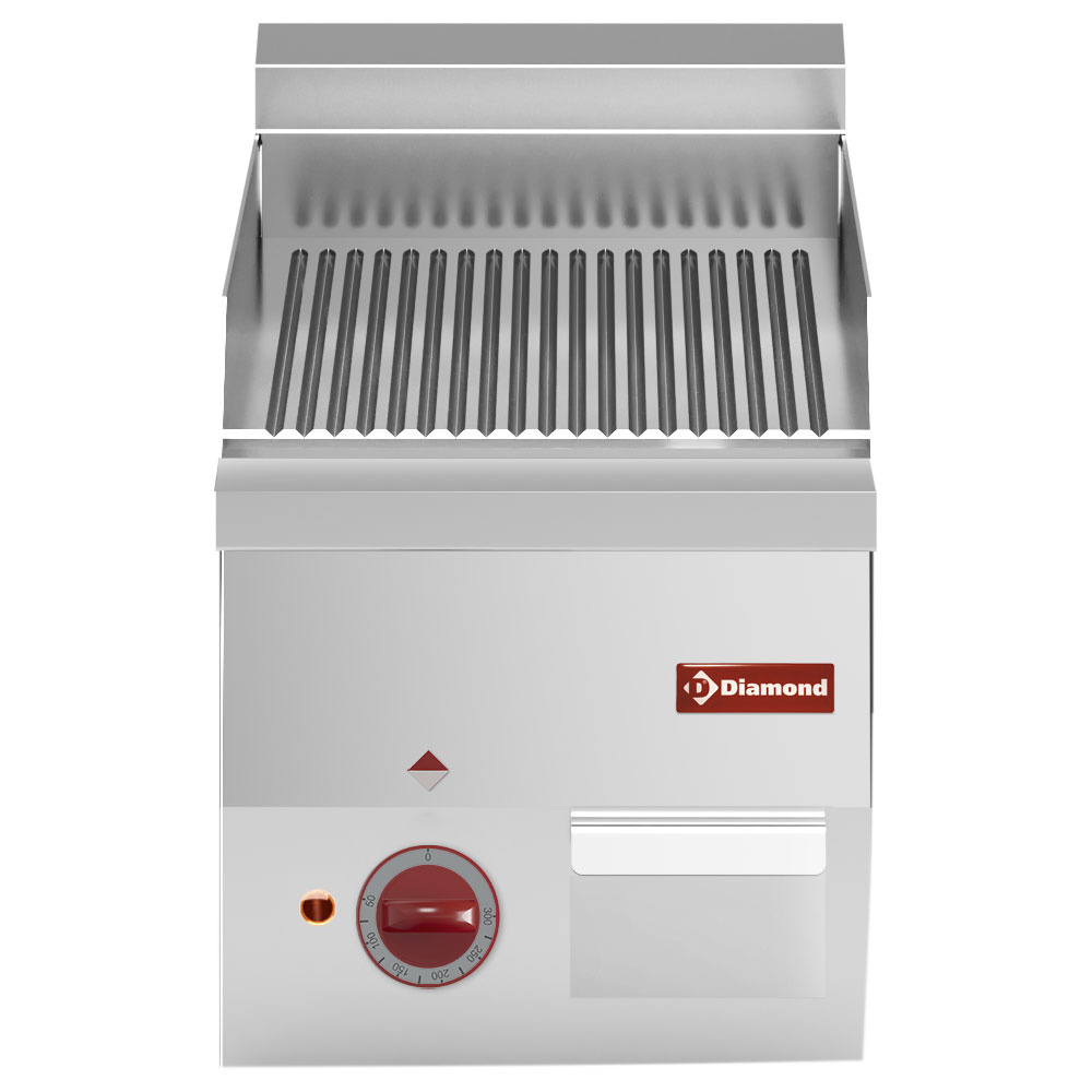 Diamond ELECTRIC Elektro Grillplatte, gerillt -Top-
