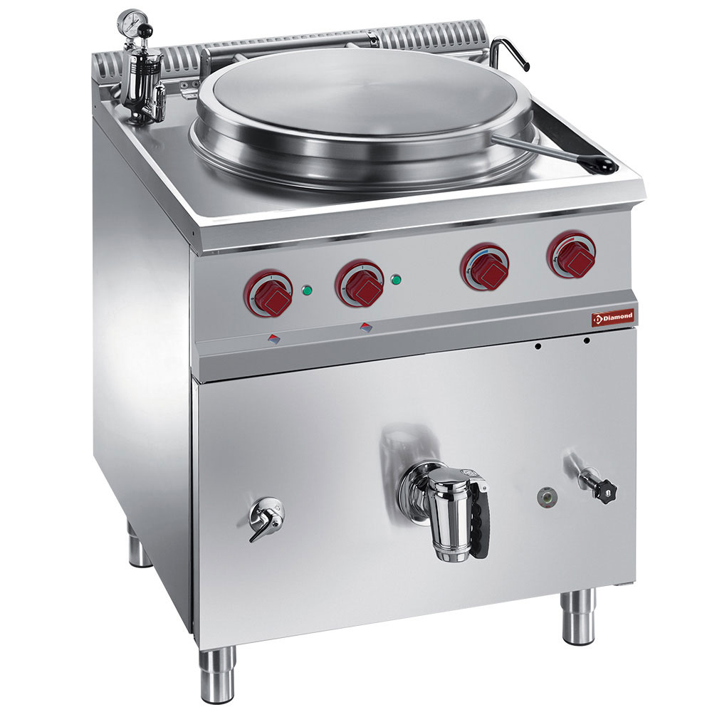 Diamond Kochserie OPTIMA 700 Elektro-Kochkessel, rund, 50 Liter, indirekt beheizt