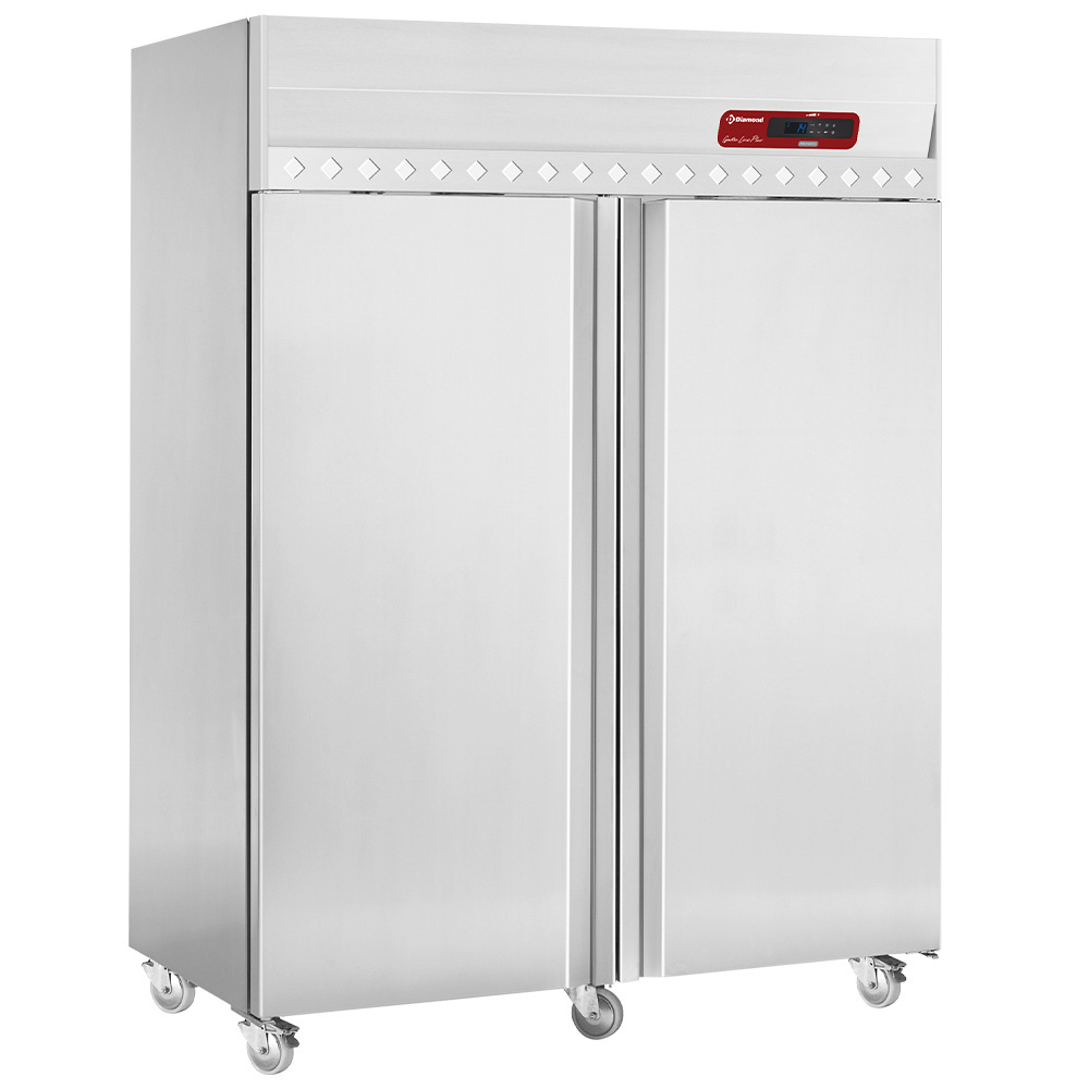 Diamond 1400 Lt / GN 2/1 Umluftkühlschrank 1400 Liter 2 Türen GN 2/1, Auf Rädern
