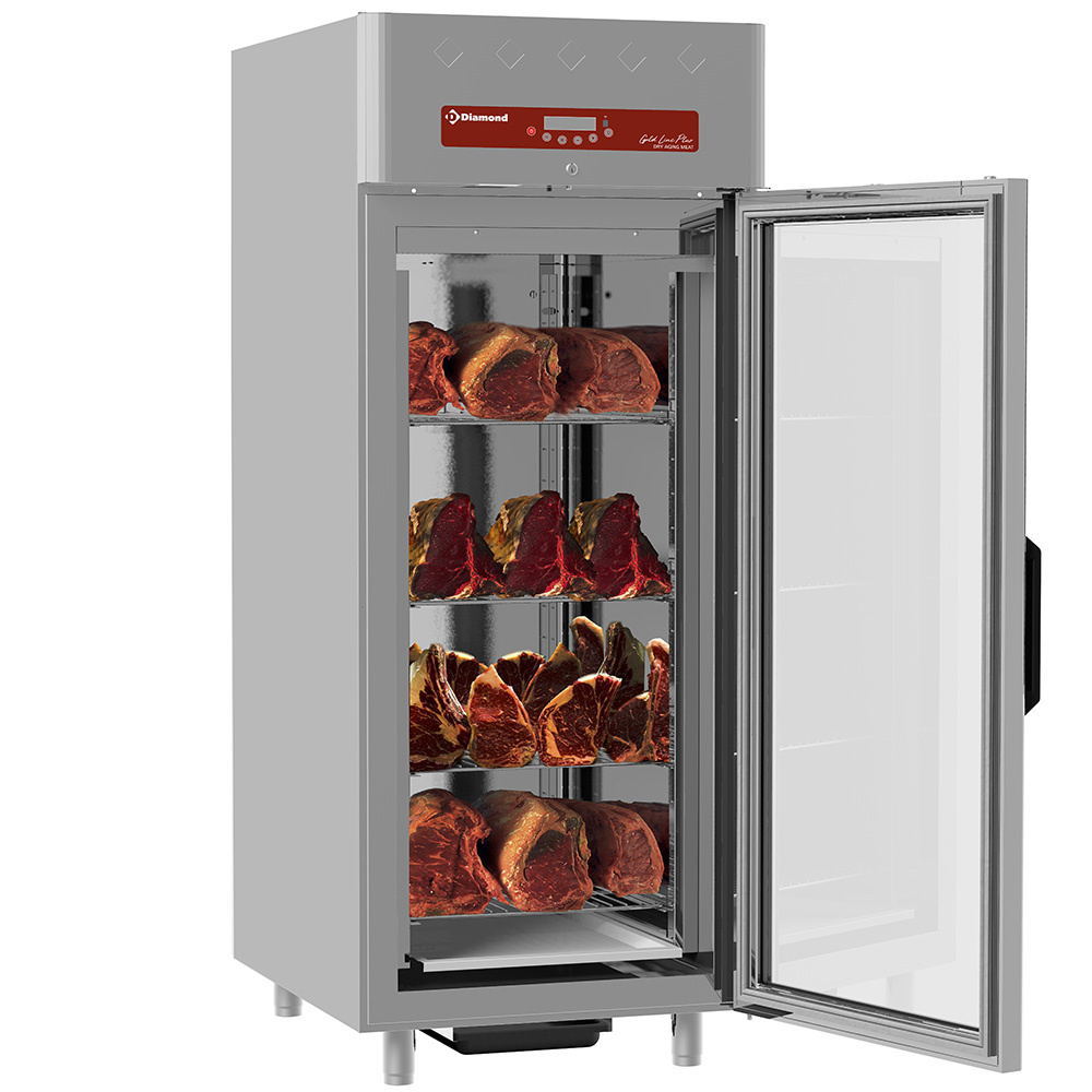 Diamond 850 Lt / DRY AGED MATURING Reifeschrank 850 Liter, belüftet, 1 Glastür 20x GN 2/1