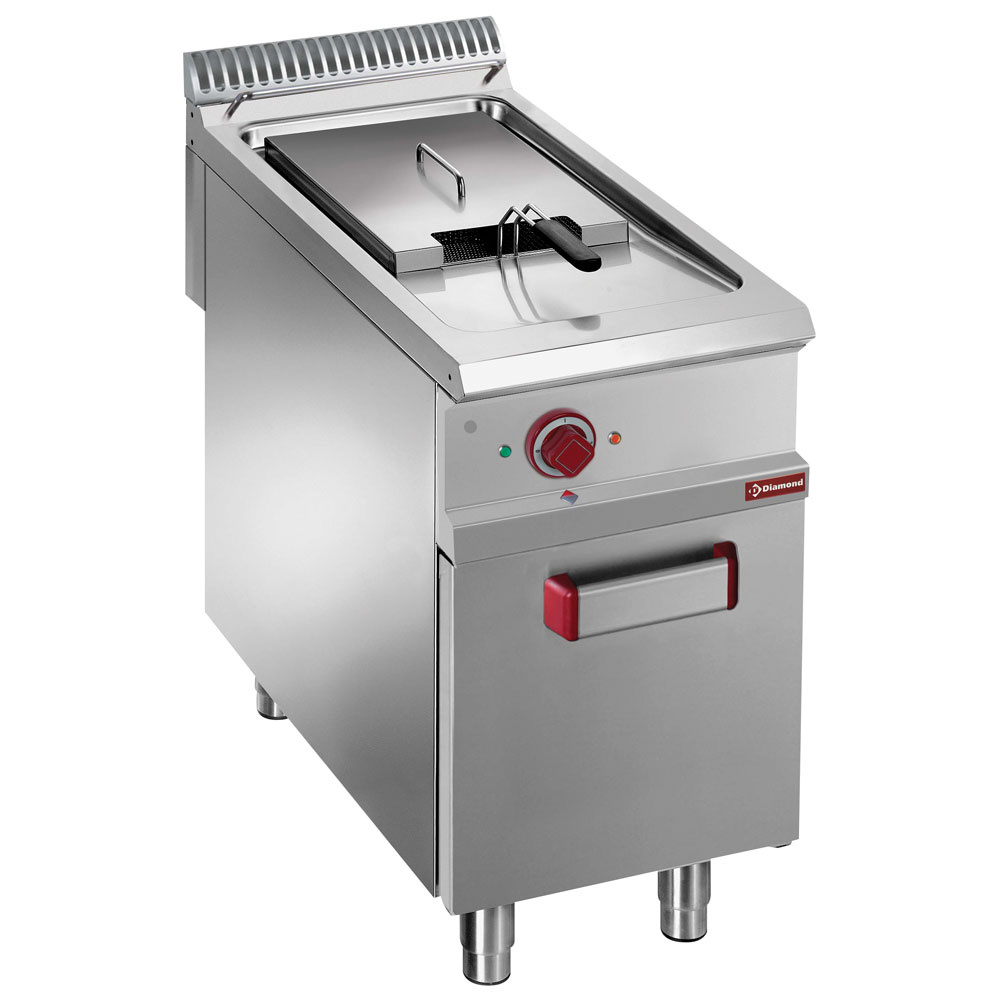 Diamond ELECTRIC Elektrische Fritteuse 1 Becken 18 Lit., auf Unterschrank
