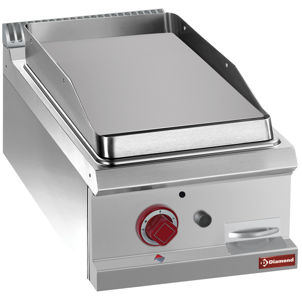Diamond GAS Gas-Grillplatte, glatt, Modul 1/2 - OBERPLATTE -