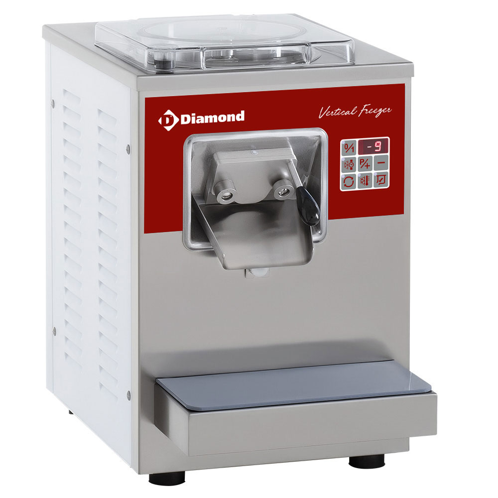 Diamond Eiscreme-Turbinen Auto.vertik.Eiscrememaschine, Tischmodell, 9 L/Std., Luftkondensator