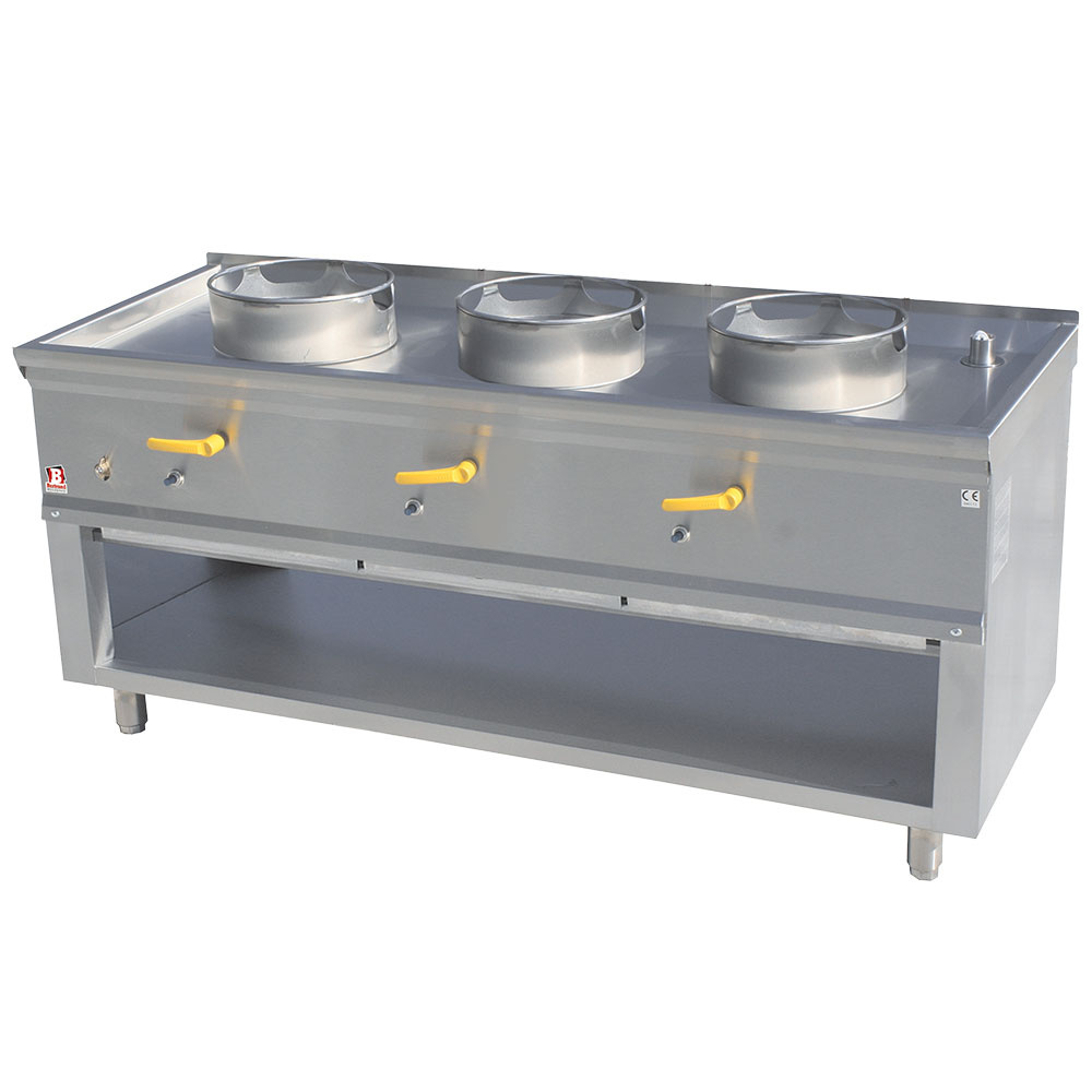 Diamond Chinaherde Wok Herd 3 Brenner