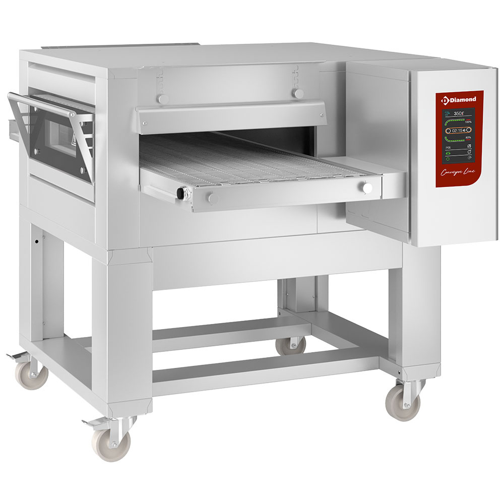 Diamond Durchlaufoefen Elektro Kettenbandofen Umluft 500 mm - TOUCH SCREEN