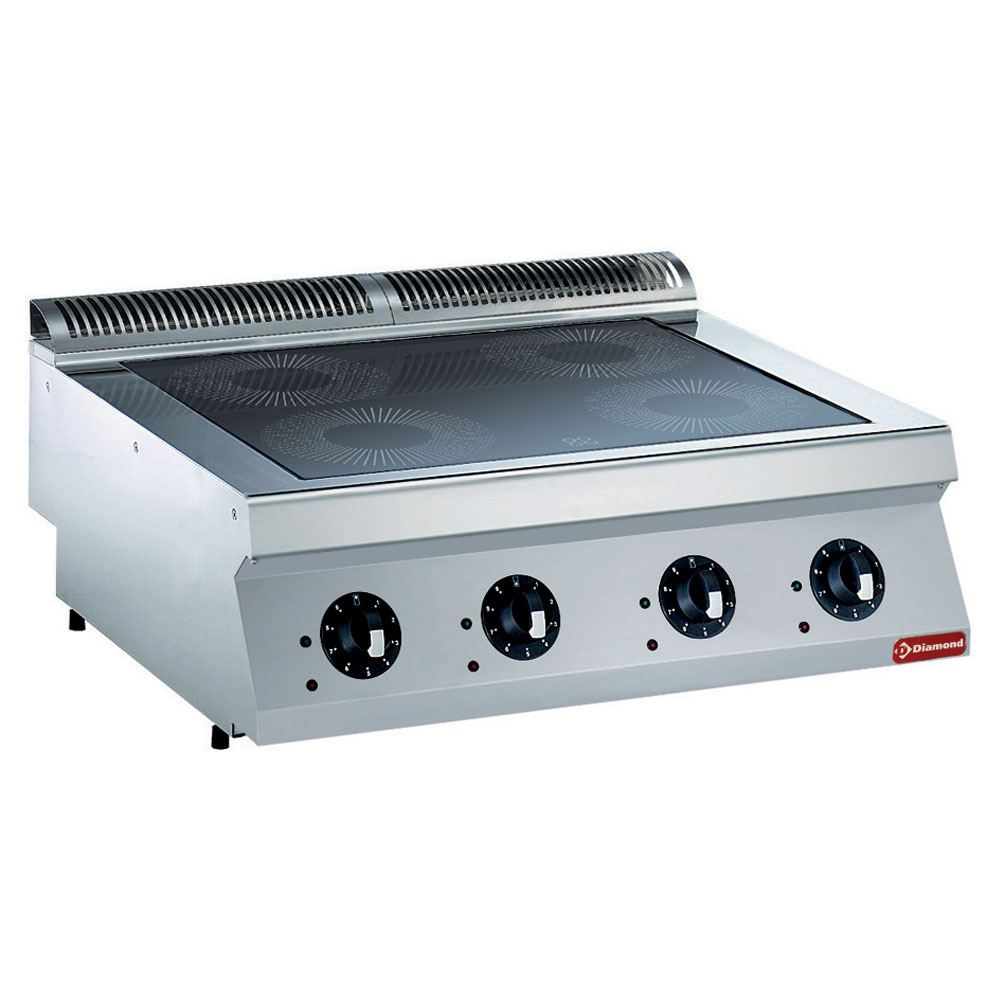 Diamond Kochserie MAXIMA 700+ Elektroherd, 4 Induktionskochfelder -TOP-