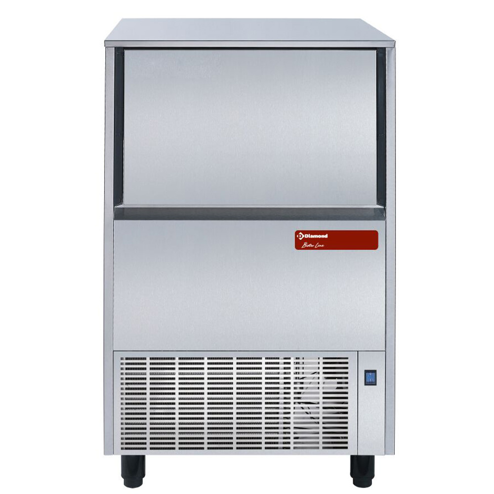 Diamond 65 Kg / AIR CONDENSEUR Eiswürfelbereiter, Eiswürfel mit Hohlraum, 55 kg mit Reservebehälter 30 kg