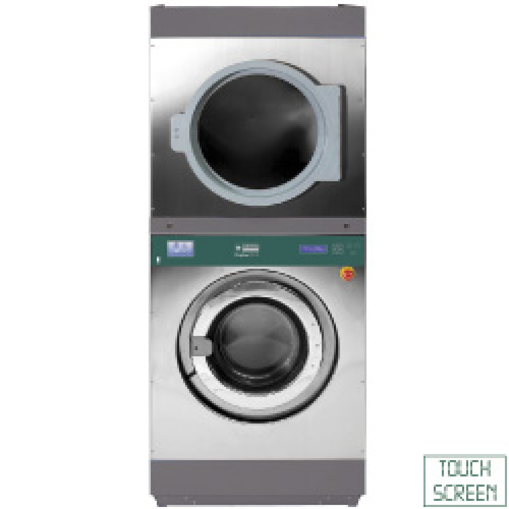 Diamond Waschturm Waschschleudermaschine 18 kg (elek.) + Trockner 18 kg (Gas)