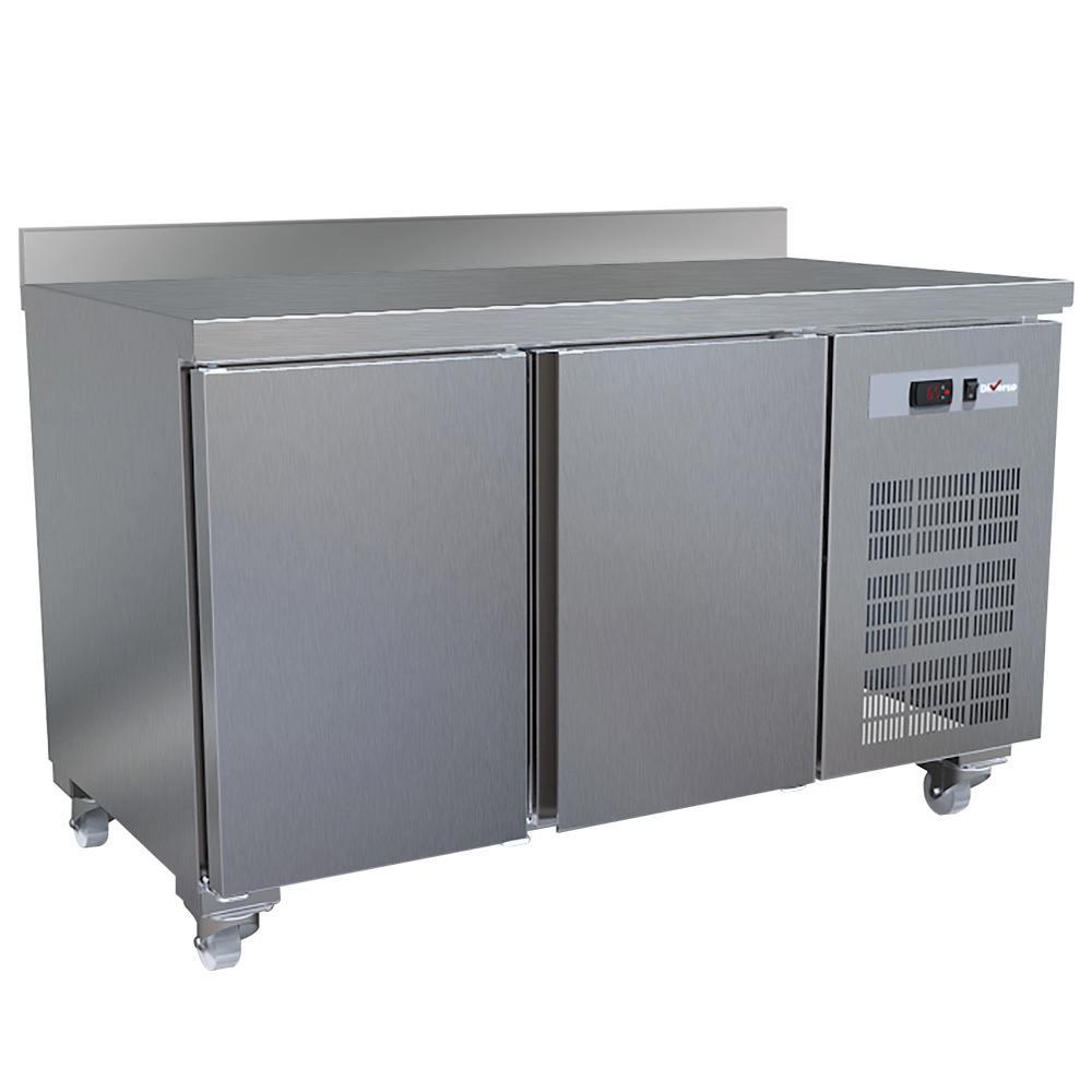 Diamond 700 MM / GN 1/1 Kühltisch, Umluft, 2 Türen GN 1/1 (260 Lit.), auf Rädern