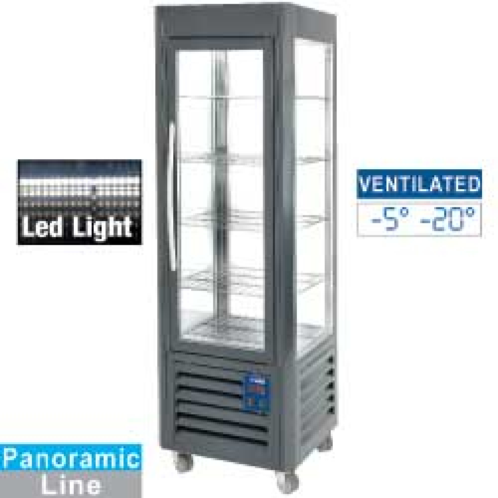 Diamond Vitrines T° positive & negative Vitrine positiv, 5 rostablage, belüftet, 360 LT, Anthrazit