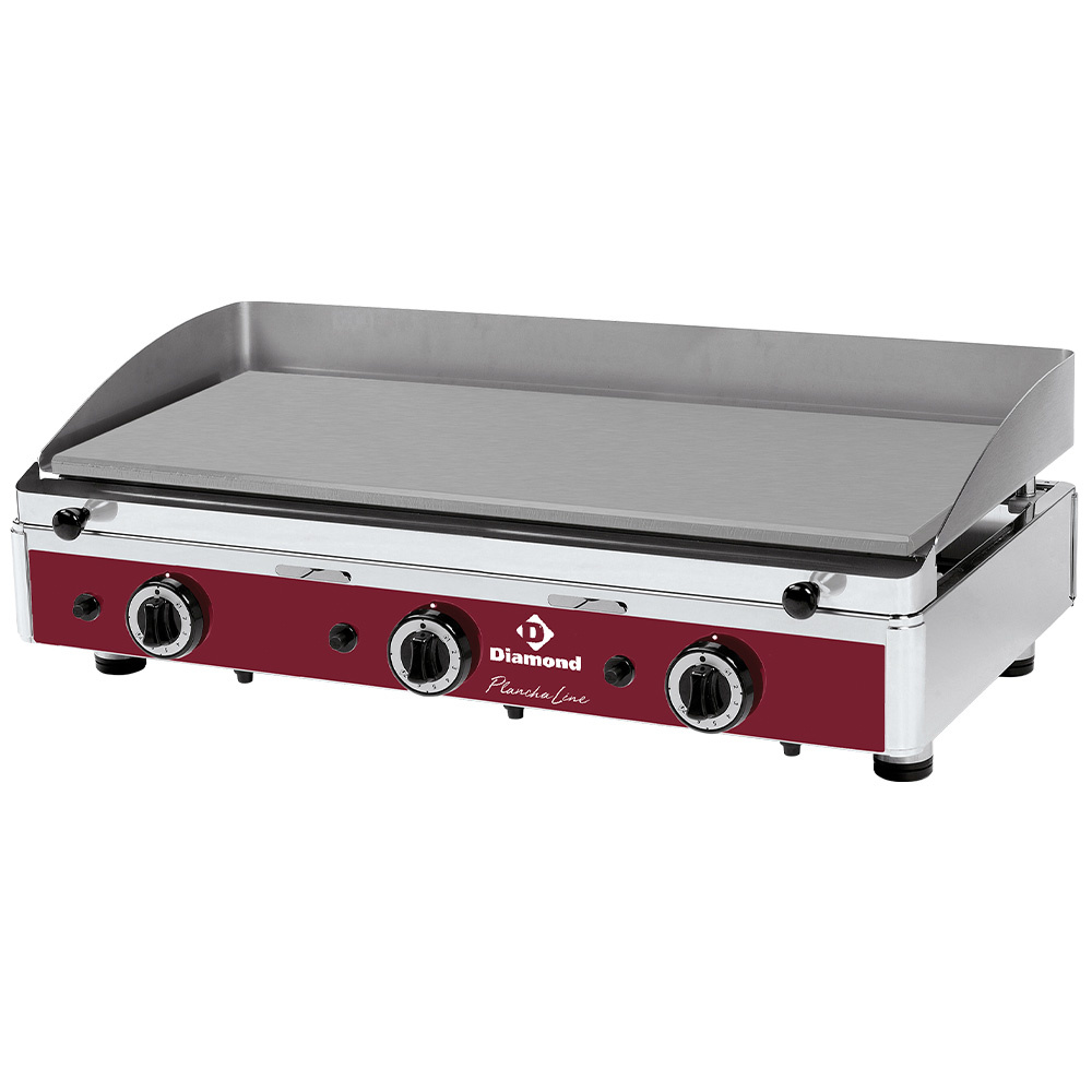 Diamond Grillplatten Grillplatte glatt, Gas