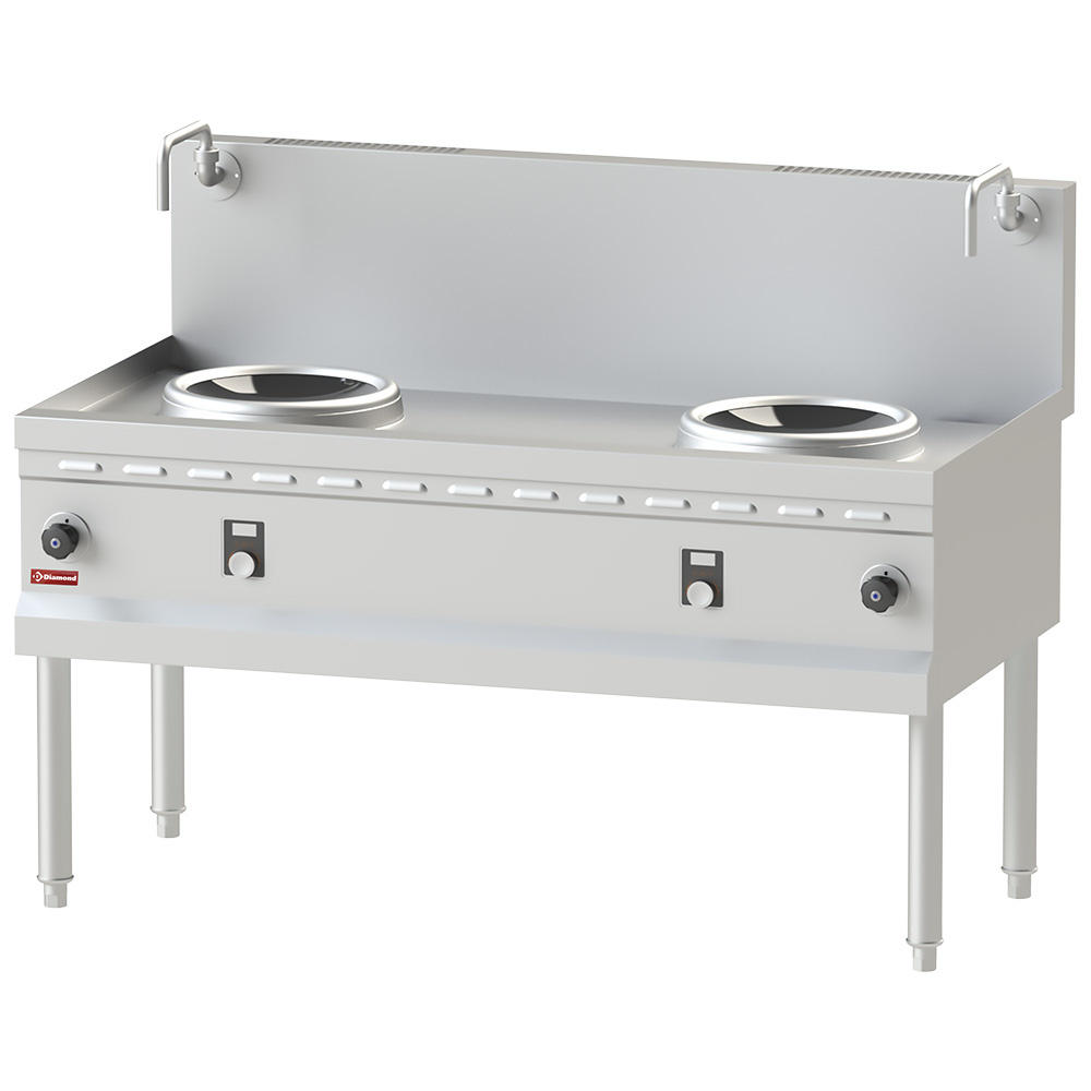 Diamond Chinaherde Induktions-Wokherd 2 Zonen - Ø300 MM