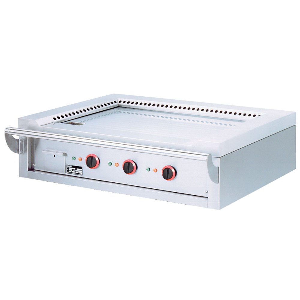 Elektro "Teppanyaki" Platte, 3 Zonen (3x 4,7 kW), Tischmodell -Top-