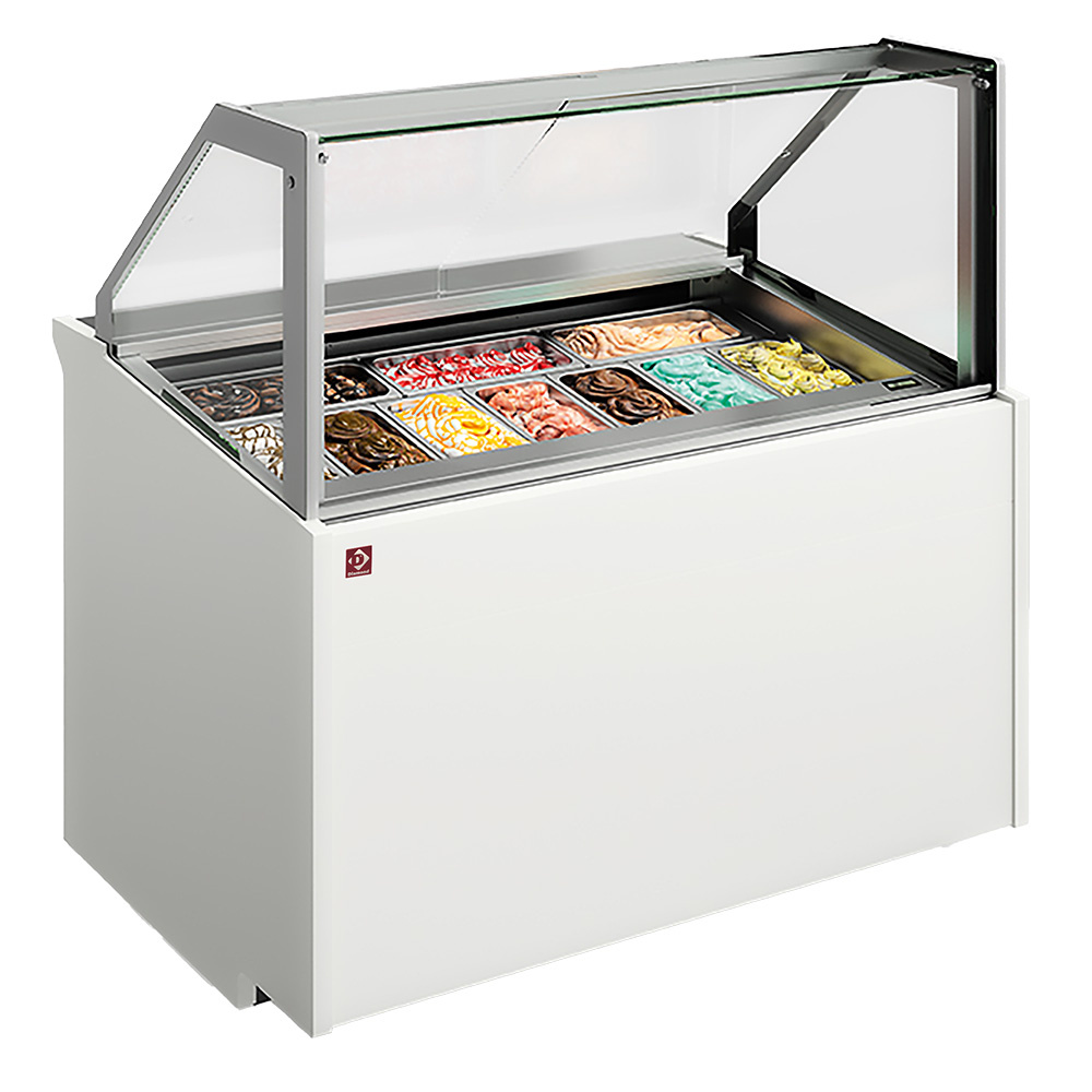 Diamond Eiscreme-Theken Eistheke mit 13 Edelstahlbehältern (360x165)