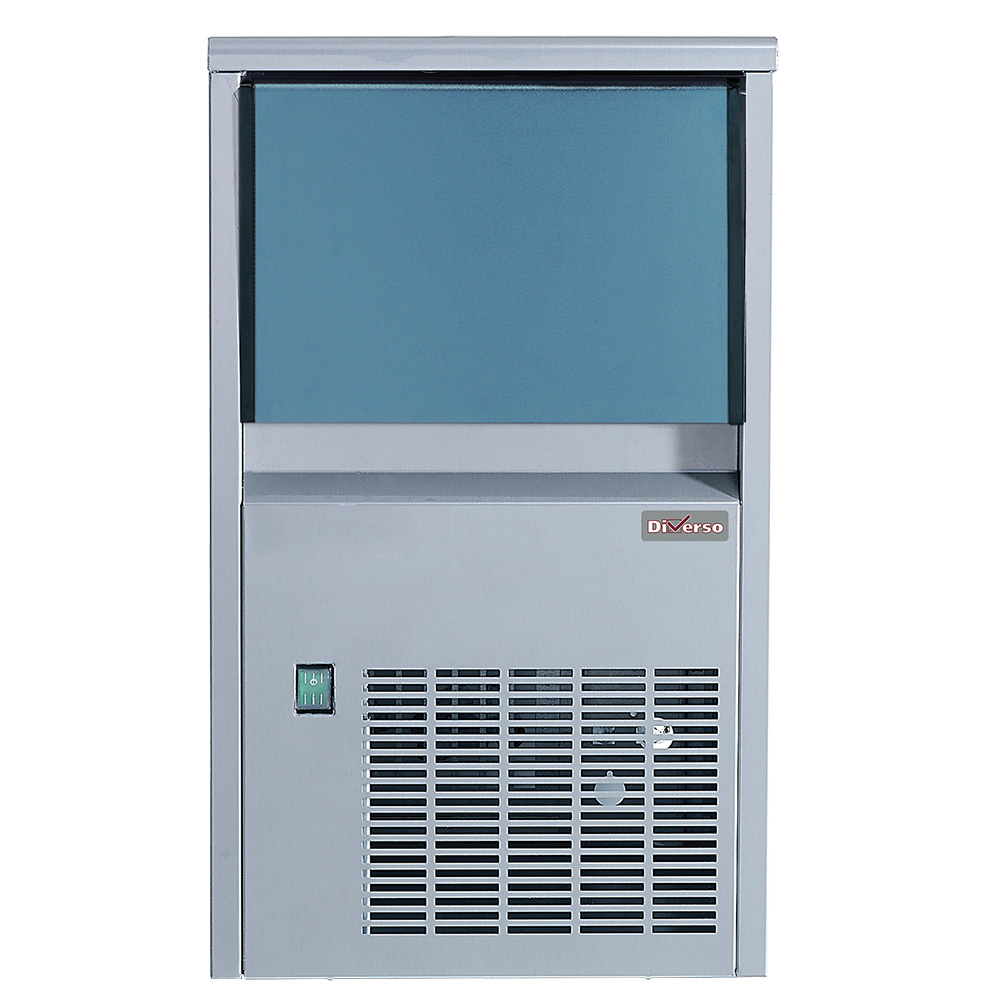 Diamond 30 Kg / AIR CONDENSEUR Eiswürfelbereiter gefüllte Eiswürfel, (14 gr) 24Kg/24Std, mit Reservebehälter 6kg