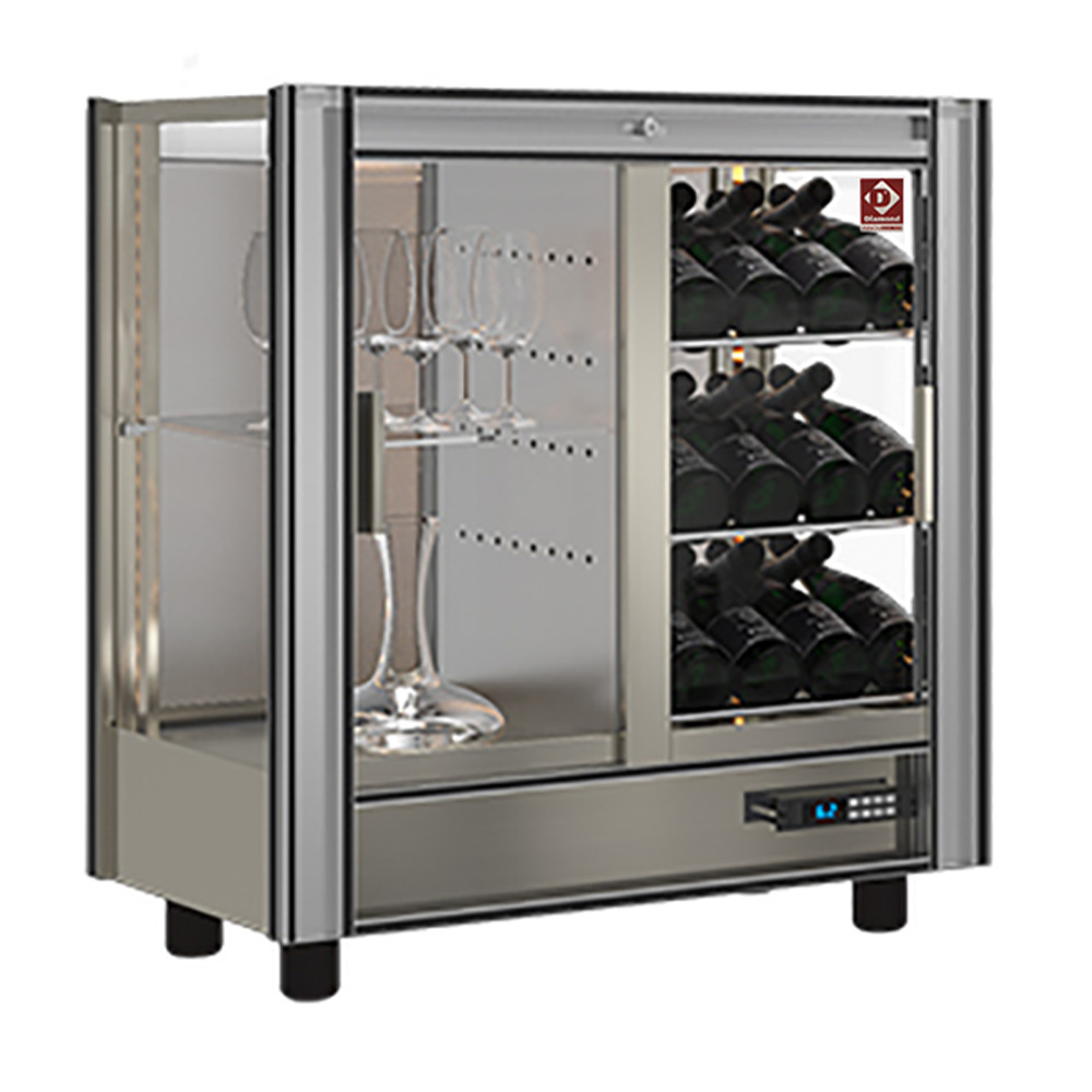 Diamond Weinschraenke Weinkühlvitrine Lt. 216 - anpassbar