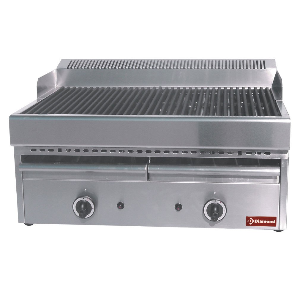 Diamond Vapor Grill Gas Vaporgrill mit Grillrost aus Gusseisen -Top-