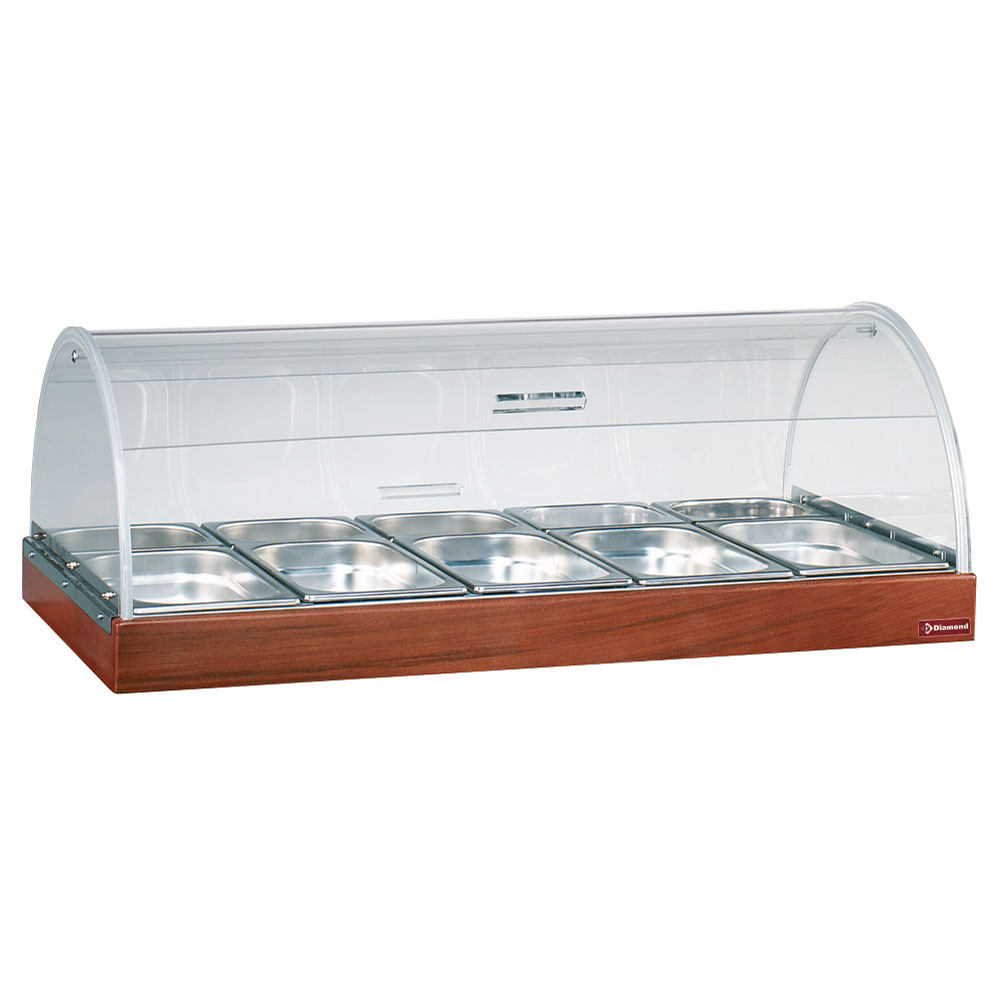 Diamond Zimmer-Wagen Vitrine mit Abdeckung (5x 1/3 +5x 1/6 65 mm)