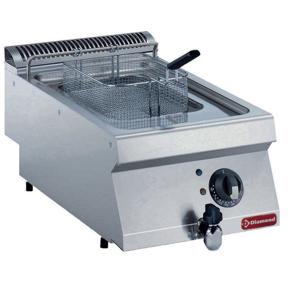 Diamond Kochserie MAXIMA 700+ Elektro Friteuse, Becken in "Y" Form, 7 L, externe Heizelemente -TOP-