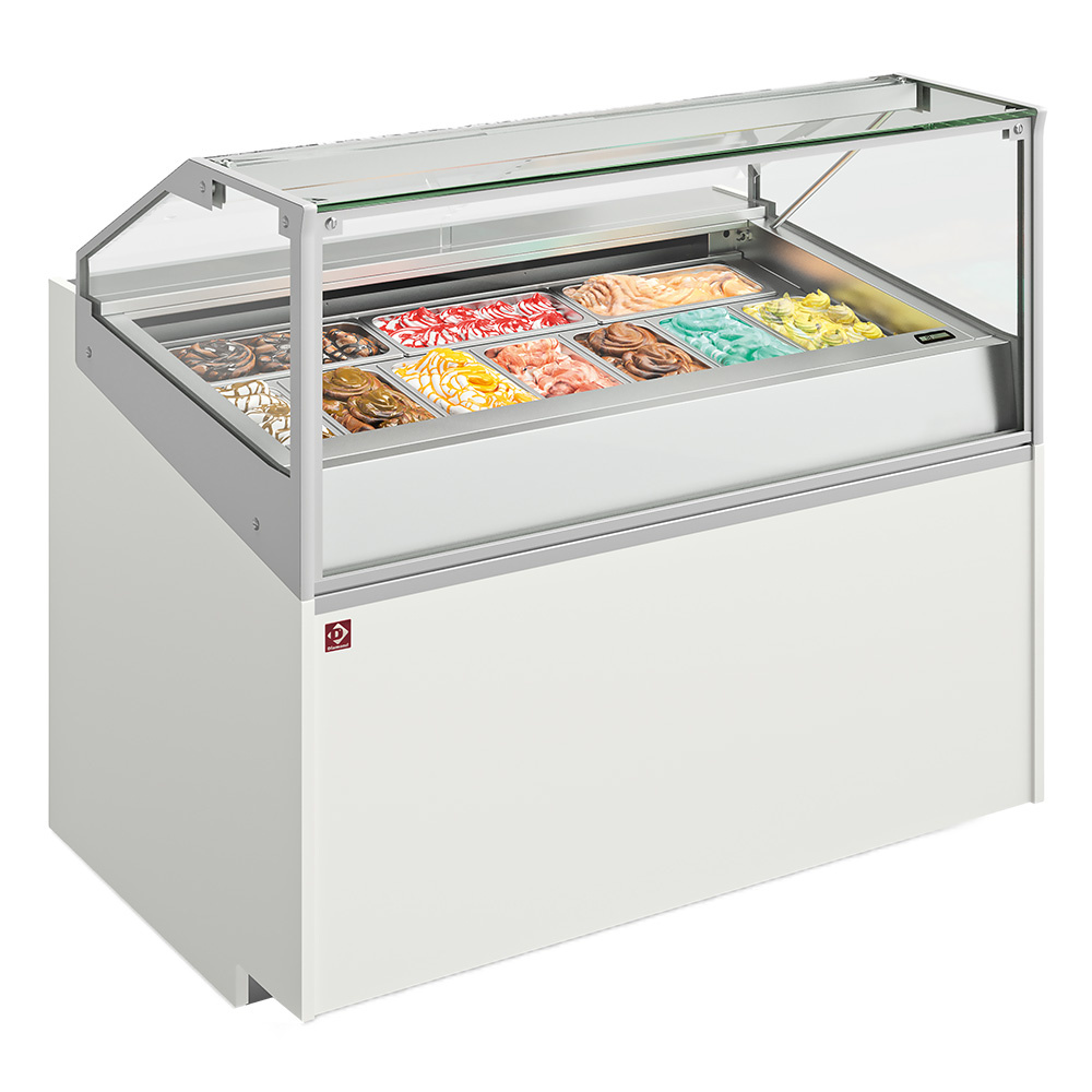 Diamond Eiscreme-Theken Eistheke mit 13 Edelstahlbehältern (360x165)