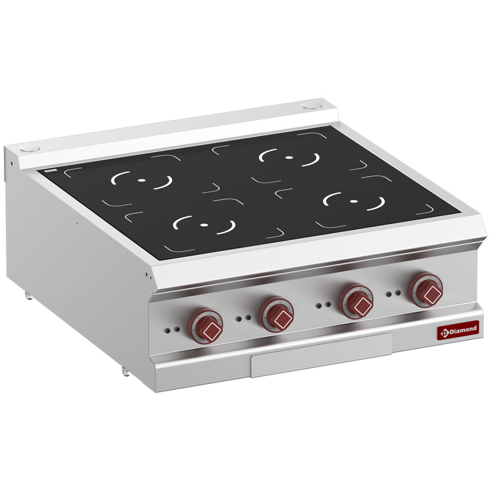 Diamond ELECTRIC - INDUCTION Elektroherd, 4 Induktionkochfelder, -Top-